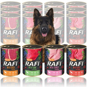 RAFI Dolina Noteci mokra karma MIX puszka 16x800g