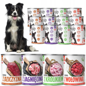 Tuf Tuf Karma Mokra Mix Smaków 12x400g Puszka Pies