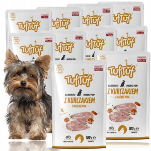 Saszetka TUF TUF Kurczak Marchew 10x100g 65% mięsa