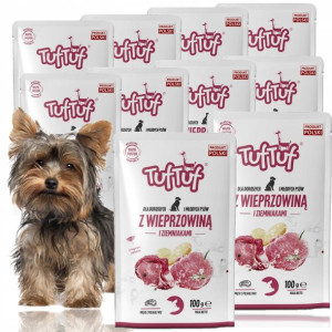 Saszetka TUF TUF Wieprzowina 10x100g 65% mięsa