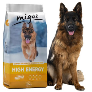 MIGOS High Energy karma dla psa aktywnego 20kg
