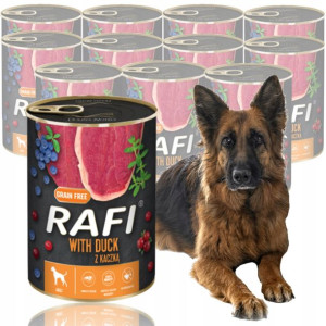 RAFI Dolina Noteci karma dla psa 12x800g Kaczka