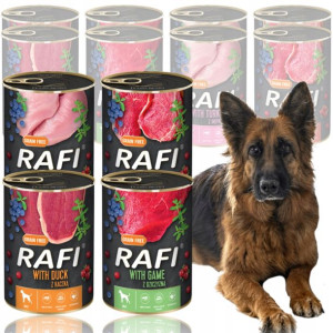 RAFI Dolina Noteci mokra karma MIX puszka 12x800g