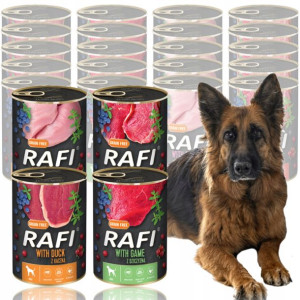 RAFI Dolina Noteci mokra karma MIX puszka 24x800g