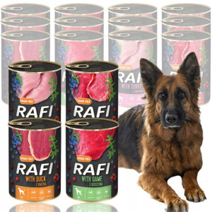 RAFI Dolina Noteci mokra karma MIX puszka 16x800g