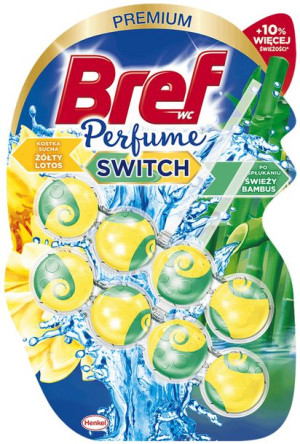 Bref Perfume Zaweszka WC Lotos i Bambus 2x50g