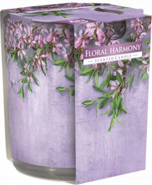 Bispol Świeca zapachowa w szkle FLORAL HARMONY100g