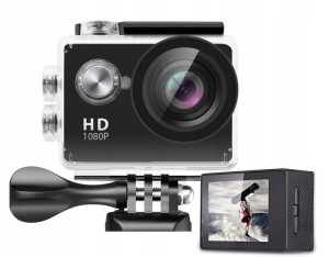 Kamera Sportowa Full Hd 1080p Wodoodporna Kamerka