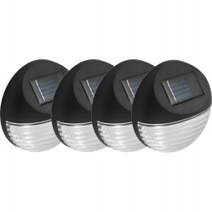 4x Lampa Elewacyjna Solarna LED Kinkiet Ogrodowy