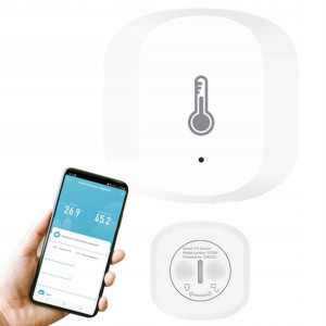 Termometr Czujnik Wilgtności Zigbee Tuya Smart