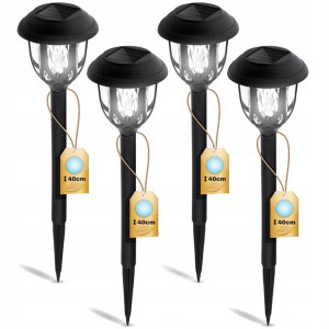 4x Lampa Solarna Ogrodowa LED Wbijana Latarnia