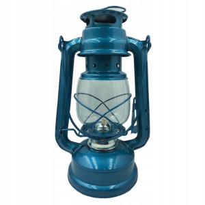 Lampa Naftowa Wisząca Ogrodowa Niebieska 24cm Knot