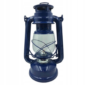 Lampa Naftowa Wisząca Ogrodowa Granatowa 24cm Knot