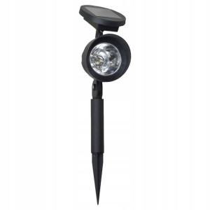 Lampa Solarna Ogrodowa 3 LED Wbijana Reflektor