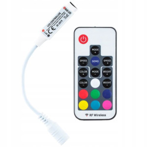 Sterownik LED RGB radiowy 72W 2x3A + PILOT RF