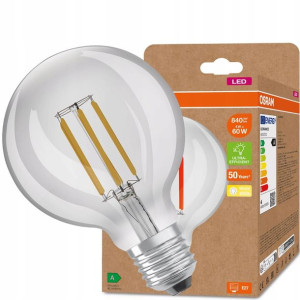 Żarówka Led E27 G95 4w = 60w 3000k 210lm/w Osram