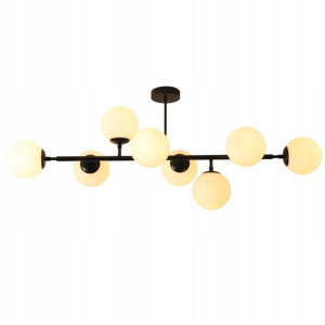 Lampa Sufitowa Żyrandol 8x E14 Wisząca Zwis Klosze