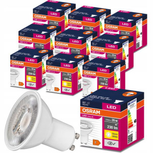 10x Żarówka LED GU10 2,8W = 35W 230lm 2700K OSRAM