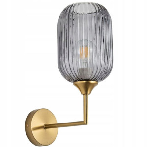 Szklana LAMPA Kinkiet E27 Ścienny SUFFOLK Kula