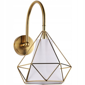 Kinkiet Ścienny Lampa HIRA 1x E27 Diament Abażur