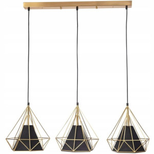 Lampa Wisząca Żyrandol HIRA 3x E27 Loft Druciany