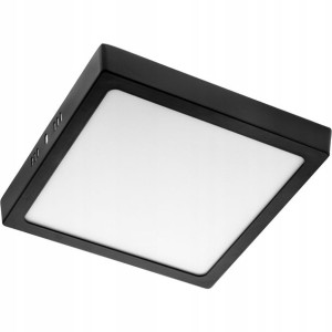 Panel Led Natynkowy Plafon Lampa 18w Czarny