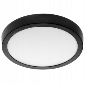 Panel Led Natynkowy Plafon Lampa 18w Czarny