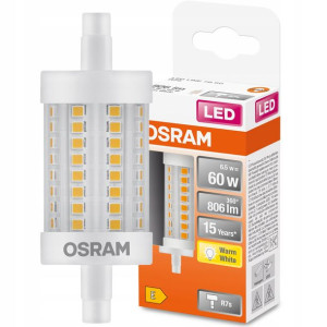 Żarówka LED R7s ŻARNIK 78mm 6,5W = 60W 2700K OSRAM