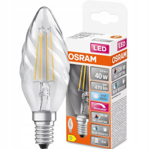 Żarówka LED E14 3,4W 4000K CRI90 Ściemnialna OSRAM