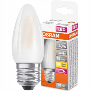Żarówka LED E27 B35 4,8W 2700K Ściemnialna OSRAM