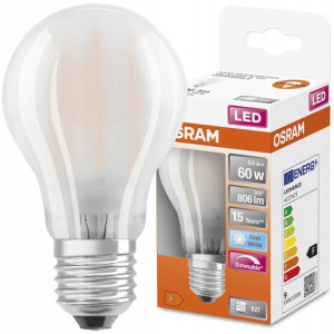 Żarówka Led E27 A60 6,5w 4000k Ściemnialna Osram