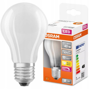 Żarówka Led E27 A60 4,8w 2700k Ściemnialna Osram