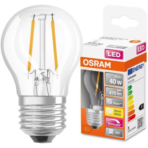 Żarówka Led E27 4,8w = 40w 2700k Ściemnialna Osram