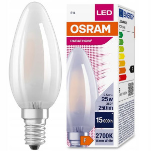 Żarówka Led E14 2,5w = 25w 2700k Filament Osram
