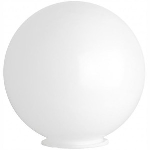 Mleczny Klosz do Lampy Ogrodowej KULA 20cm