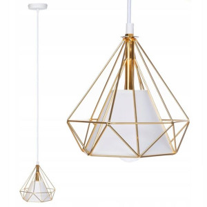 Lampa Wisząca Sufitowa LOFT DIAMENT BRYLANT DRUT