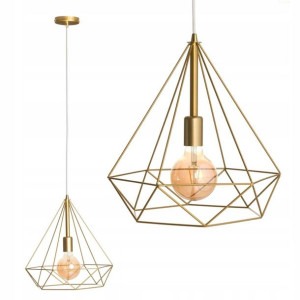 Lampa Wisząca Sufitowa LOFT DIAMENT BRYLANT DRUT