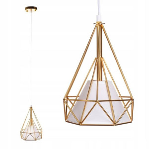 Lampa Wisząca Sufitowa LOFT DIAMENT BRYLANT DRUT