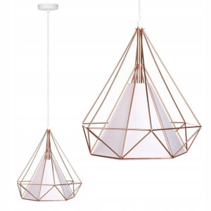 Lampa Wisząca Sufitowa LOFT DIAMENT BRYLANT DRUT