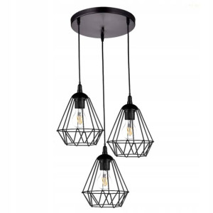 Lampa Wisząca Sufitowa Loft Plafon DIAMENT Drut