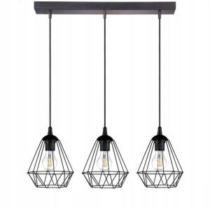 Lampa Wisząca LOFT Brylant DIAMENT Druciana BELKA