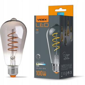Żarówka LED E27 ST64 4W 100lm 1800K Ściemnialna