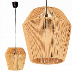 Lampa Sufitowa Wisząca BOHO SZNUR LINA ŻYRANDOL