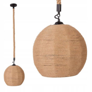 Lampa Sufitowa Wisząca BOHO SZNUR LINA ŻYRANDOL
