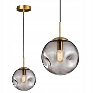 Nowoczesna Lampa Wisząca Sufitowa SZKLANA KULA LED