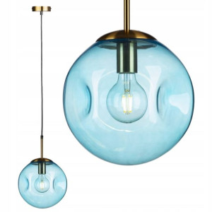 Nowoczesna Lampa Wisząca Sufitowa SZKLANA KULA LED
