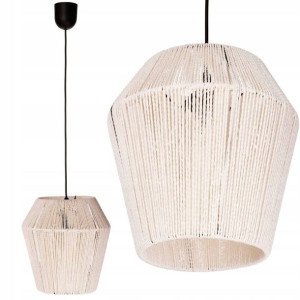 Lampa Sufitowa Wisząca BOHO SZNUR LINA ŻYRANDOL