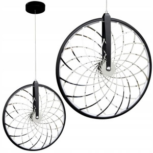 LAMPA wisząca SUFITOWA LED BICYKL koło rowerowe