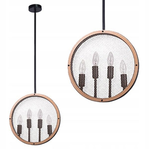 Lampa wisząca sufitowa żyrandol loft ARETE 4x E14