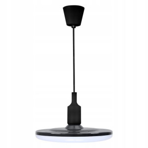 Lampa Wisząca Sufitowa Kiki 1xe27 15w Czarna 3000k